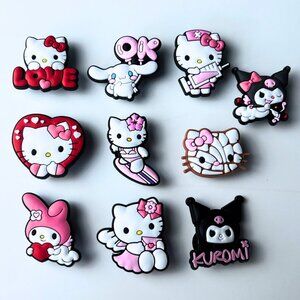 Hello Kitty Crocs Charms – Cute Shoe Charm – PVC Charms – Hello Kitty Themed